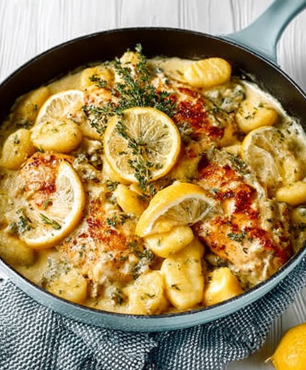 Lemon Chicken Gnocchi – Creamy, Cozy One-Pot Dinner Magic image 2